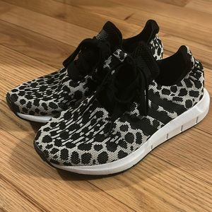 EUC Animal Print Adidas Sneakers